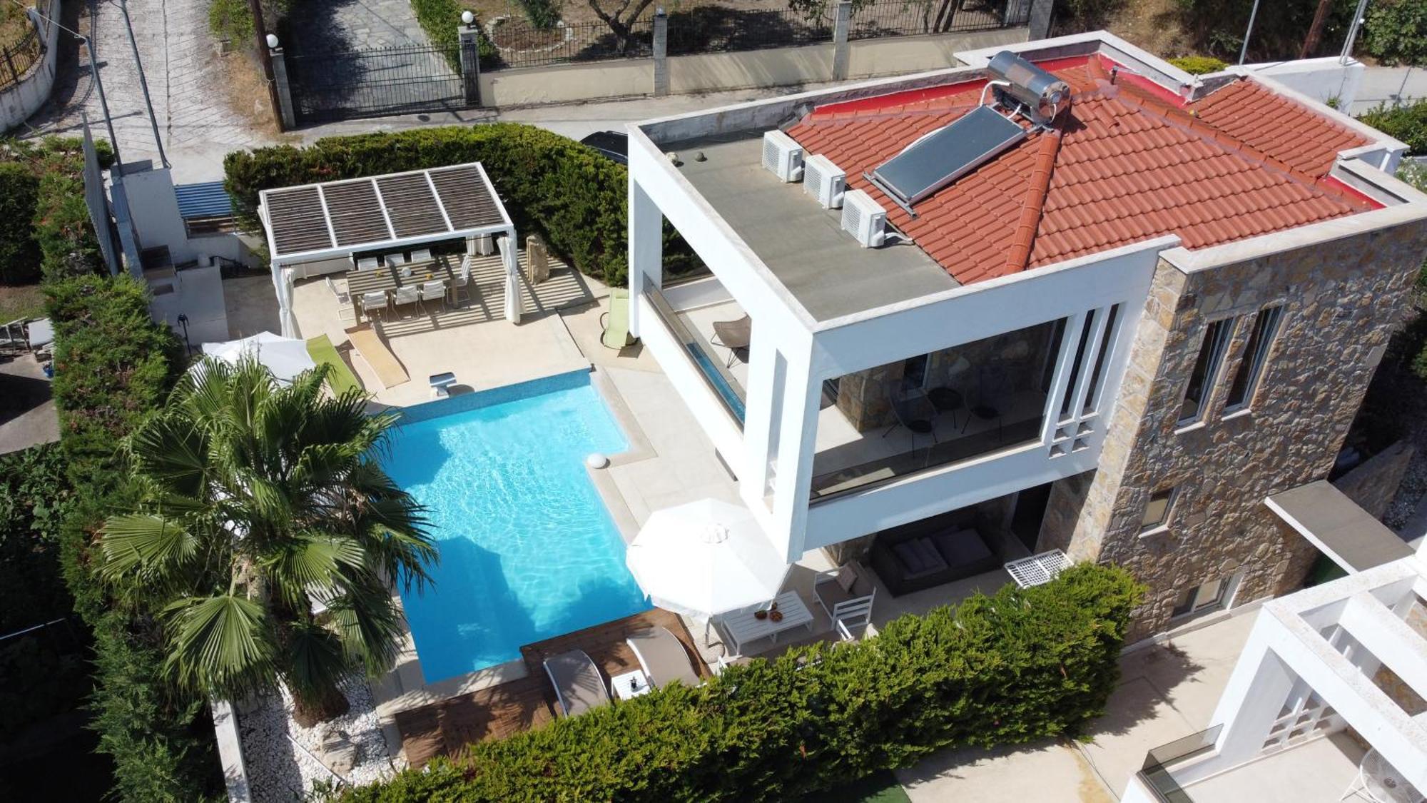Villa Douglas - Private Pool, Bbq, 4Bdrms, View Πευκοχώρι Εξωτερικό φωτογραφία