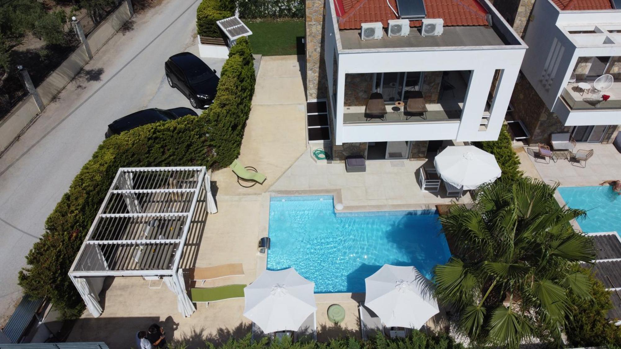 Villa Douglas - Private Pool, Bbq, 4Bdrms, View Πευκοχώρι Εξωτερικό φωτογραφία