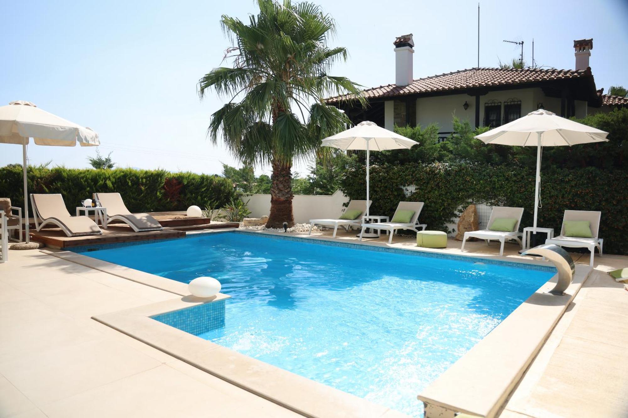 Villa Douglas - Private Pool, Bbq, 4Bdrms, View Πευκοχώρι Εξωτερικό φωτογραφία
