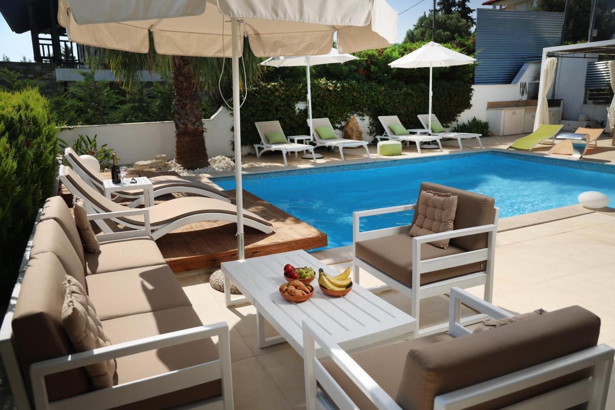 Villa Douglas - Private Pool, Bbq, 4Bdrms, View Πευκοχώρι Εξωτερικό φωτογραφία